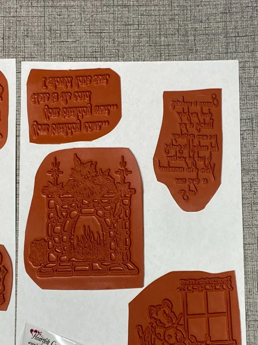 NEW VTG Rubber Cling Stamps Mixed Theme NEW OLD STOCK 15pc Lot
